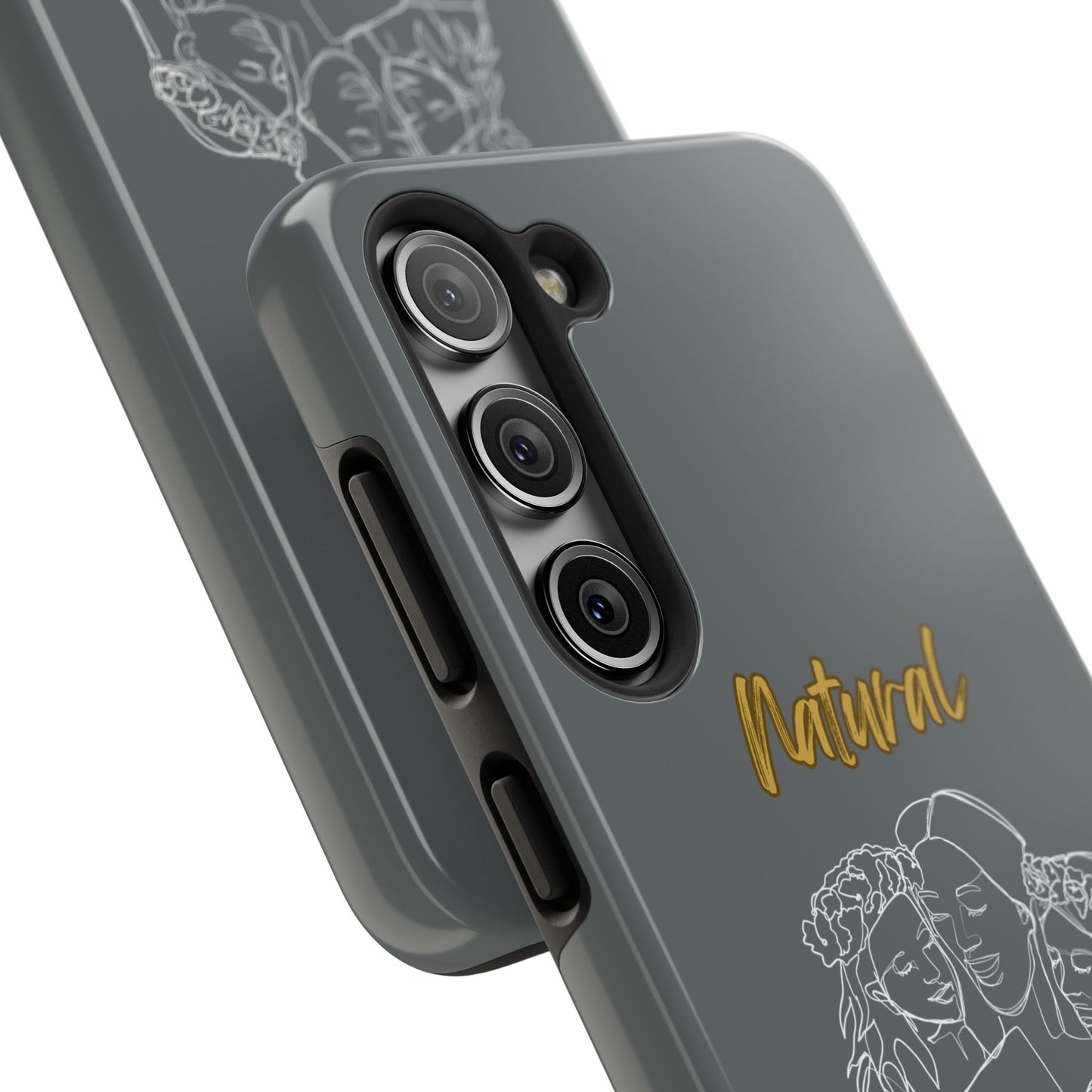 Natural Woman Me & My Girls (WL)Tough Phone Cases DARK GREY