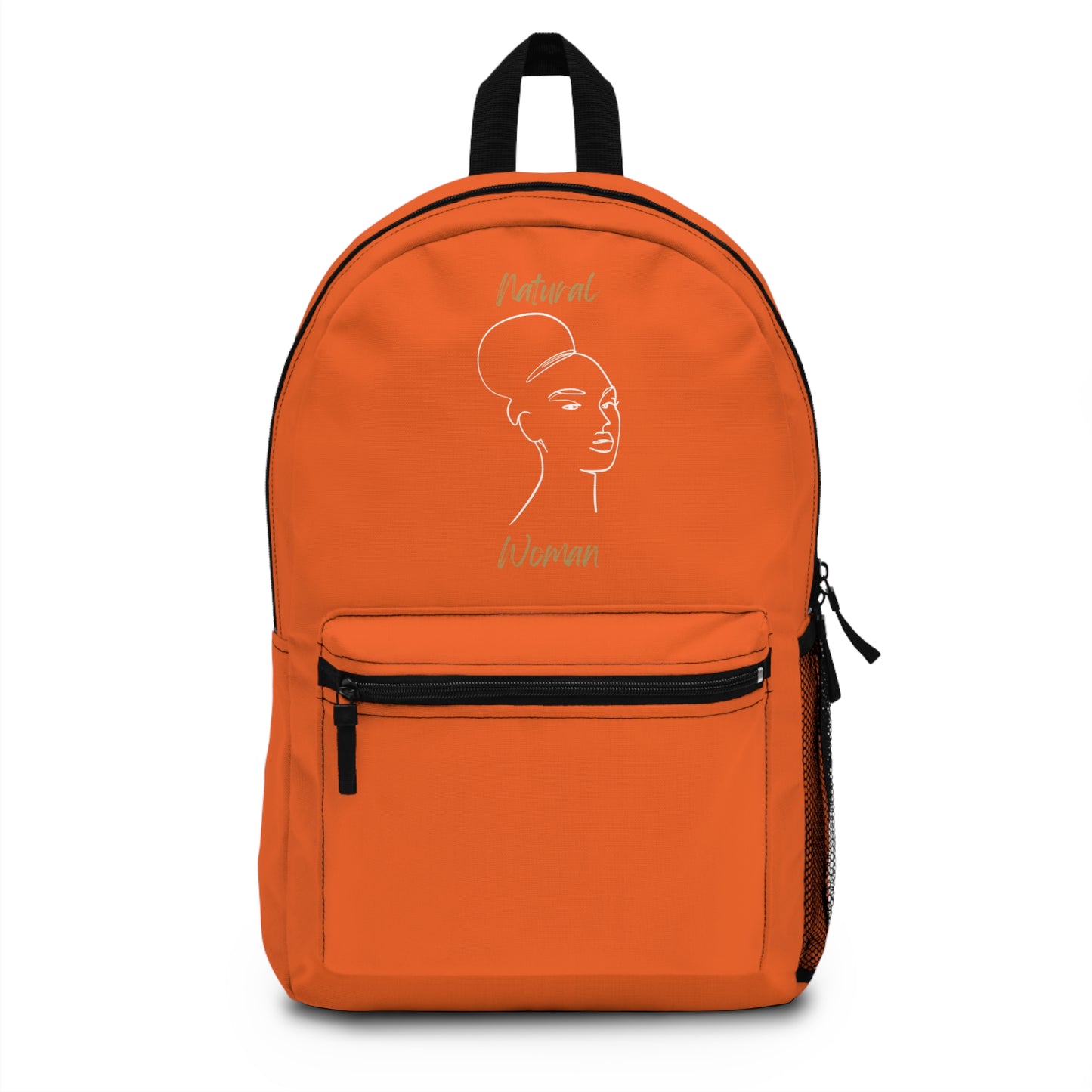 Natural Woman Hair Up (WL) Backpack ORANGE