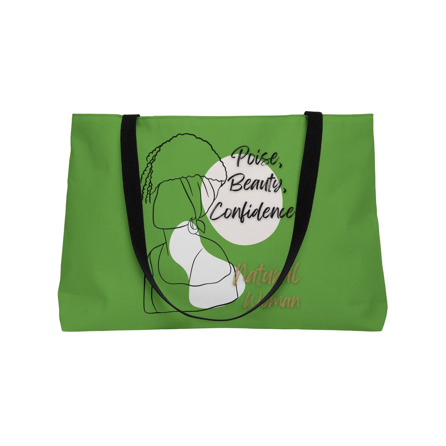 Natural Woman Puff (BL) Weekender Tote Bag GREEN