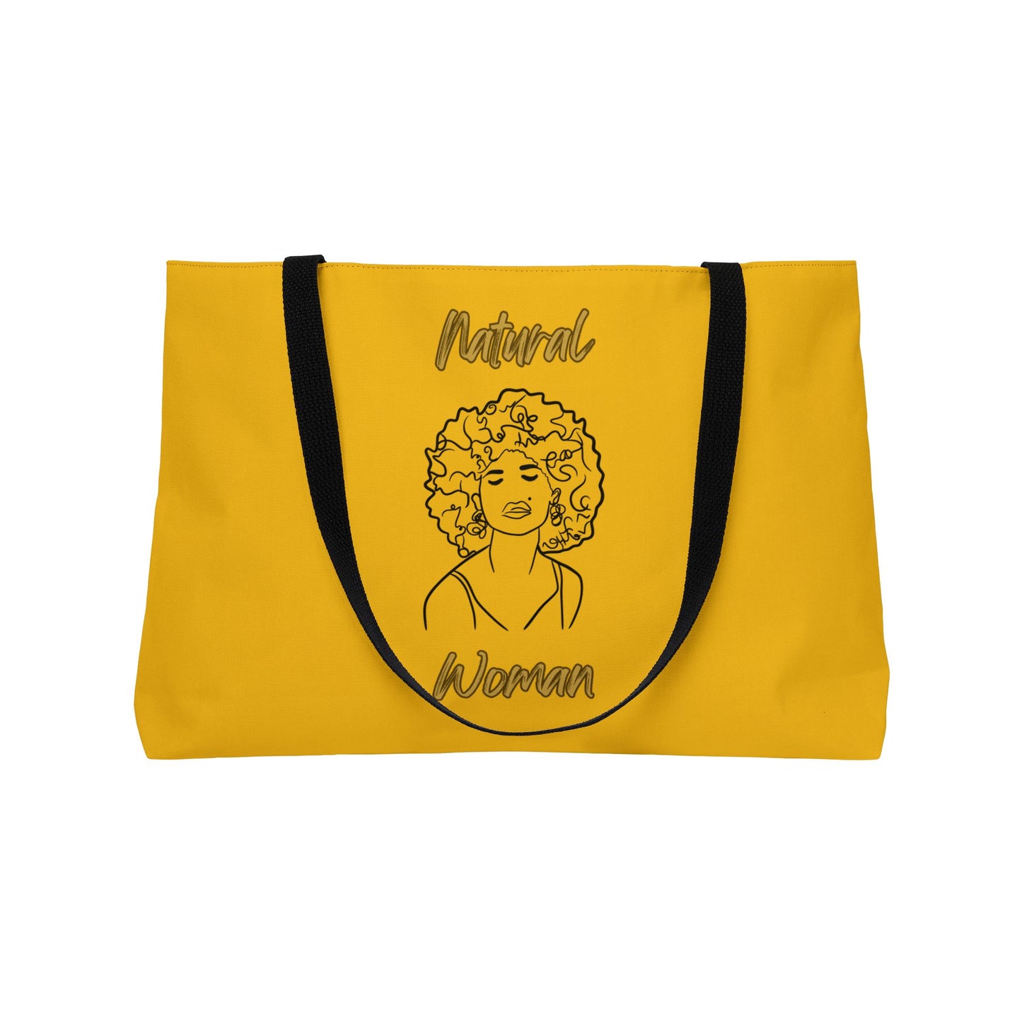 Natural Woman All About Me (BL) Weekender Tote Bag YELLOW