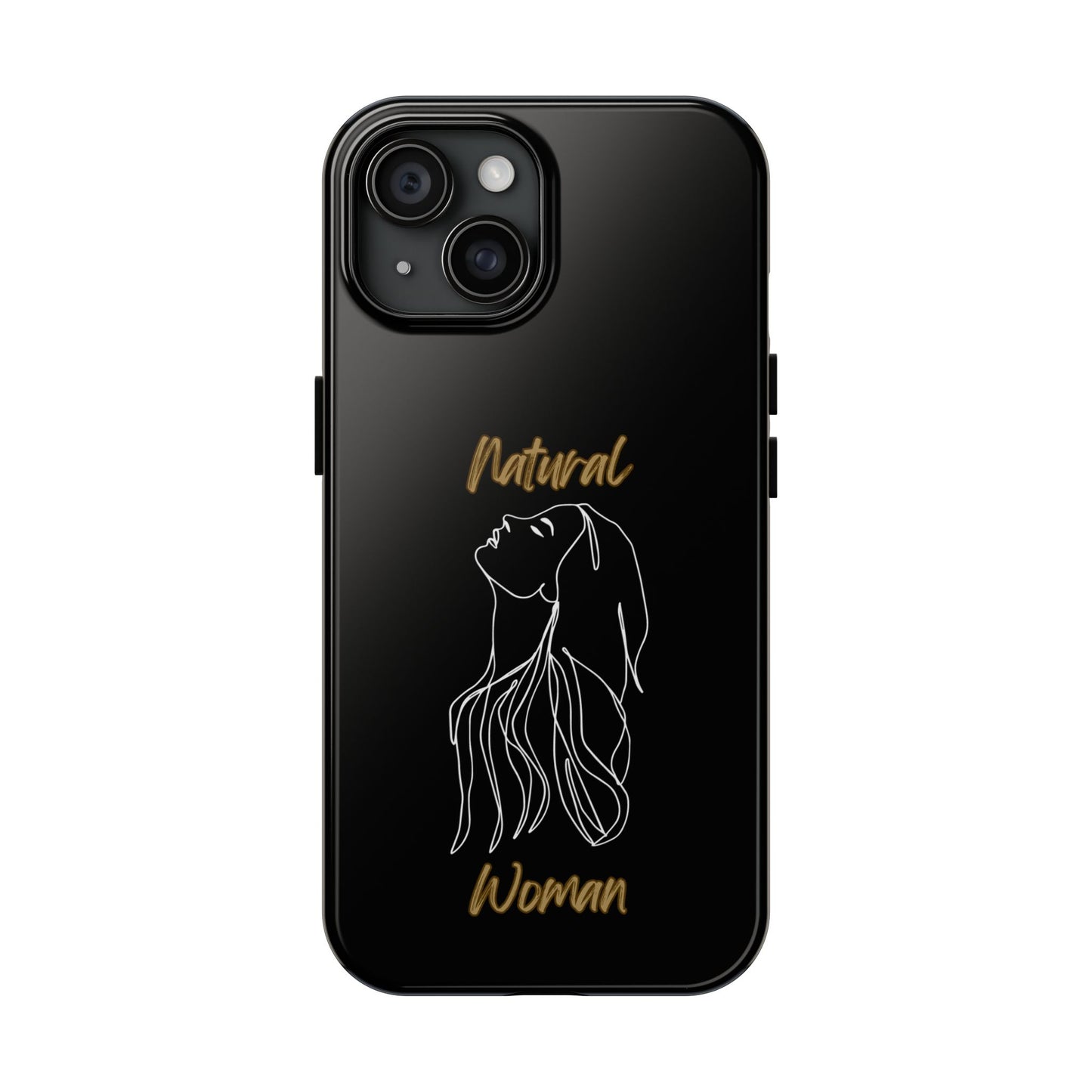 Natural Woman Appreciation (WL)Tough Phone Cases BLACK