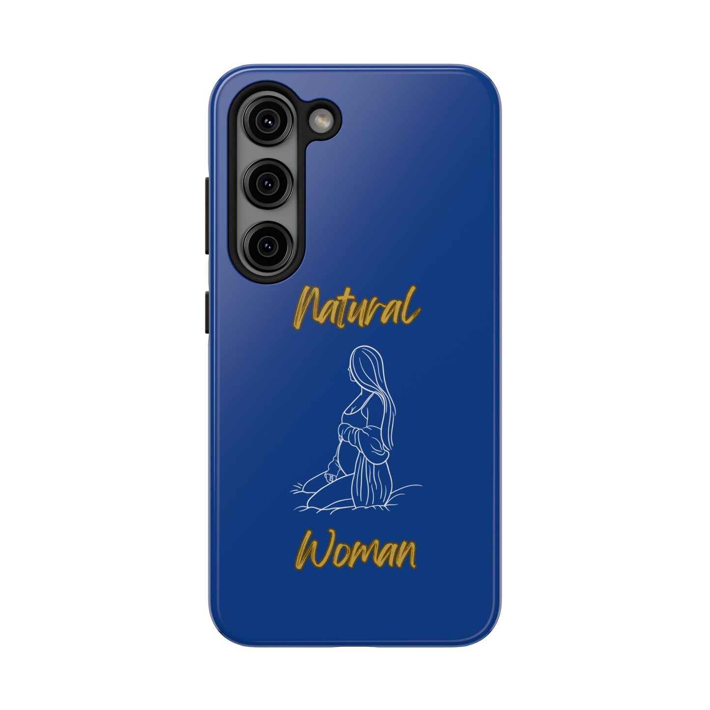 Natural Woman Expecting (WL)Tough Phone Cases DARK BLUE