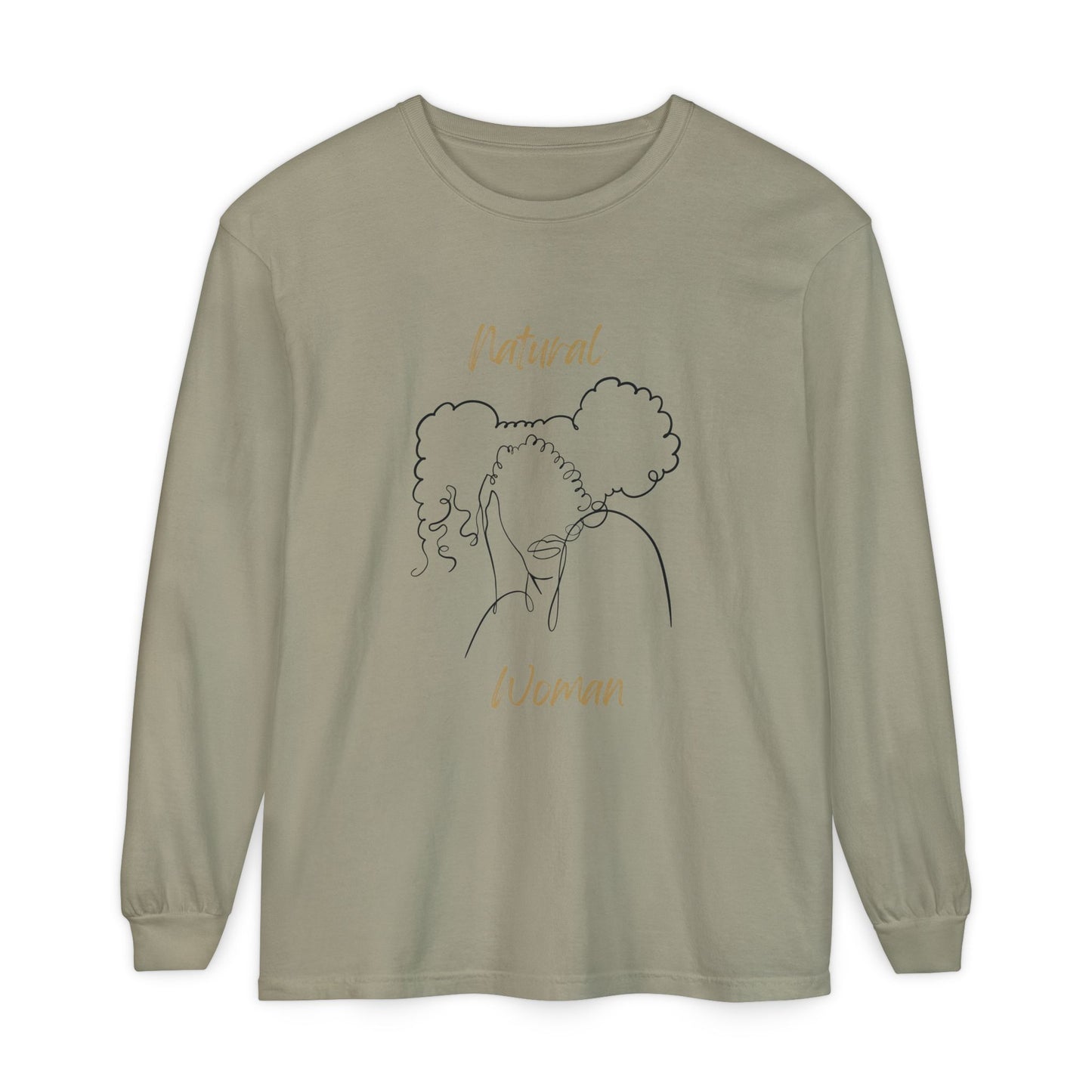 Natural Woman Twin Puffs (BL) Long Sleeve T-Shirt