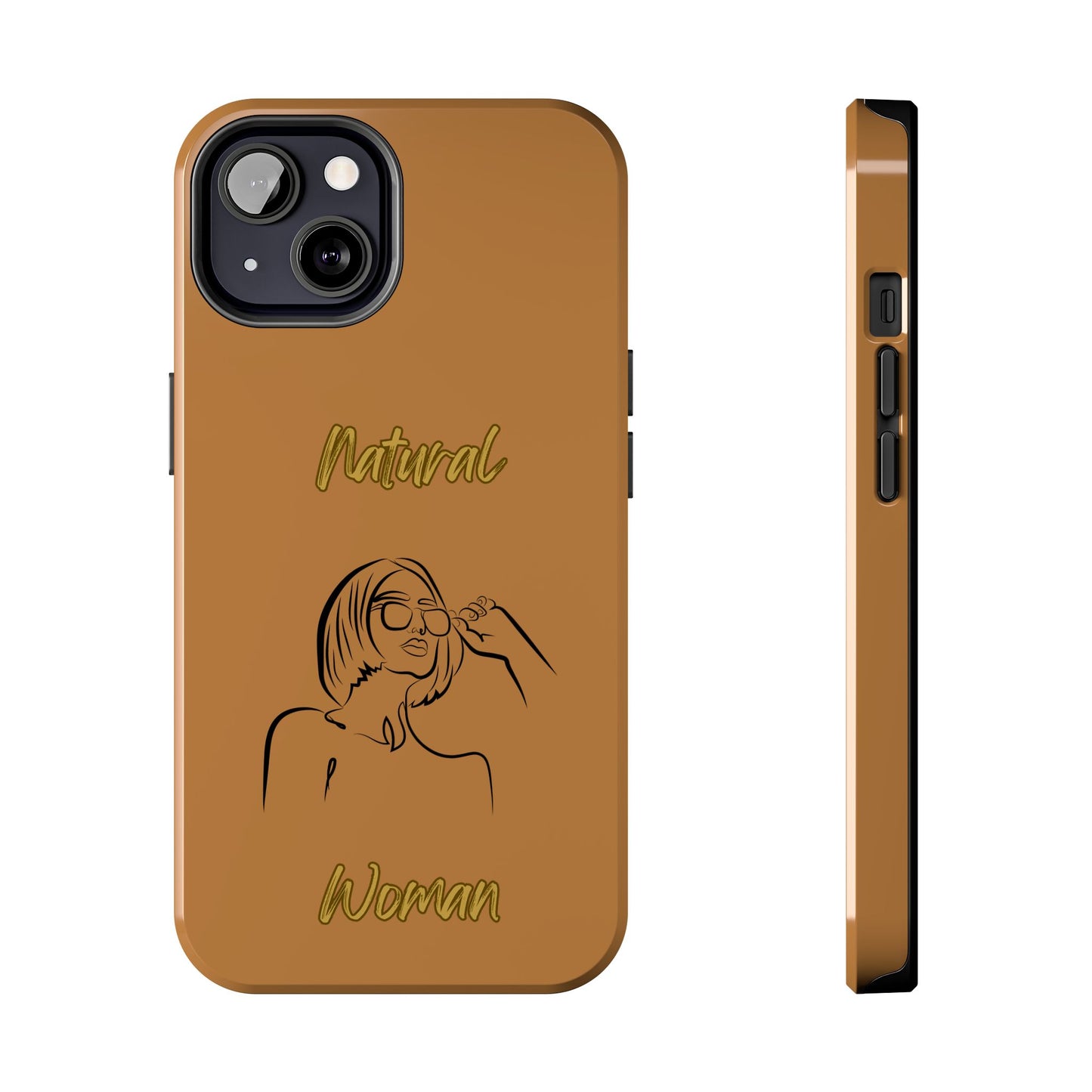 Natural Woman Bright Future (BL)Tough Phone Cases LIGHT BROWN