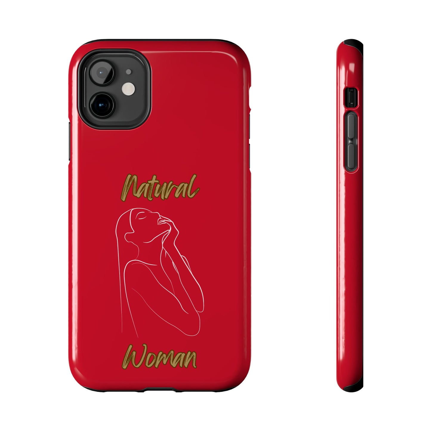 Natural Woman Thank You (WL) Tough Phone Cases DARK RED