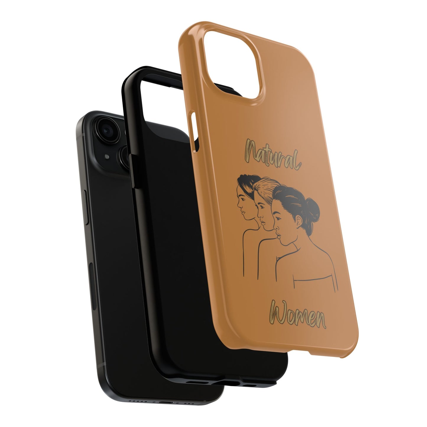 Natural Women United Friends (BL)Tough Phone Cases LIGHT BROWN