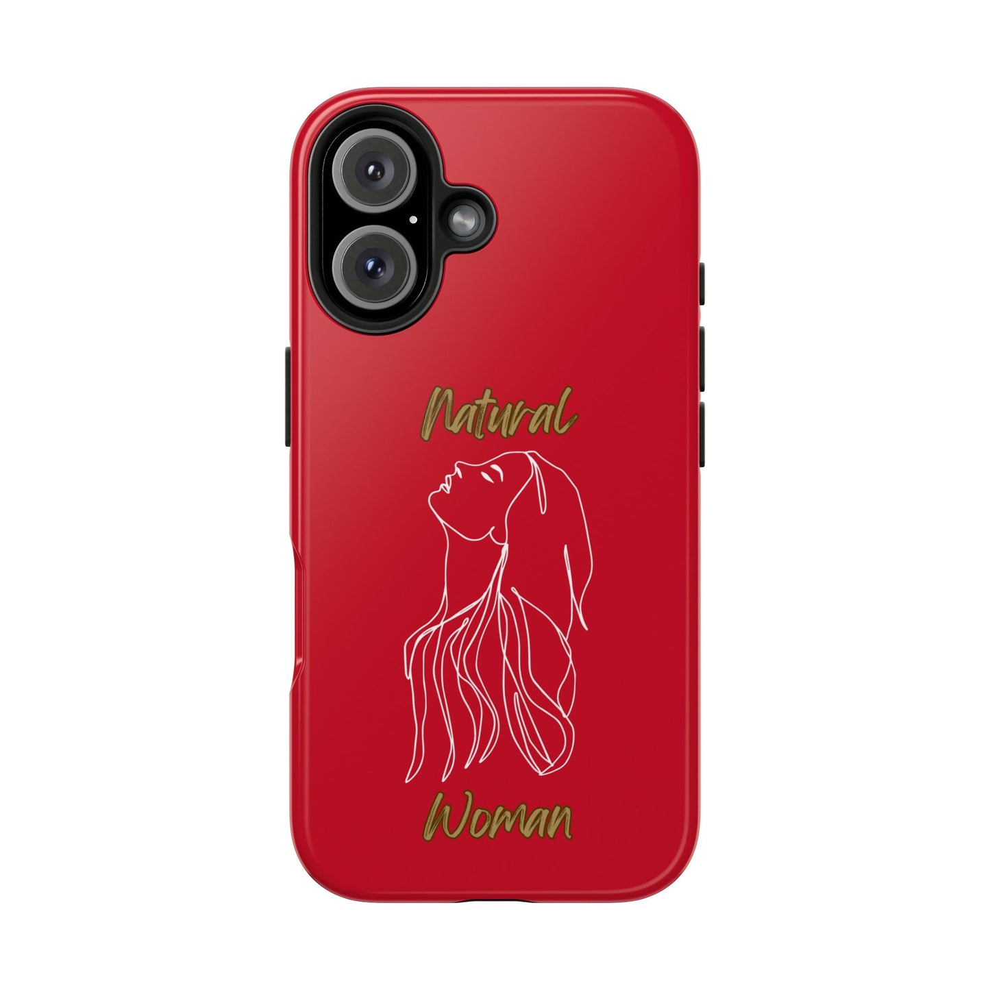 Natural Woman Appreciation (WL) Tough Phone Cases DARK RED