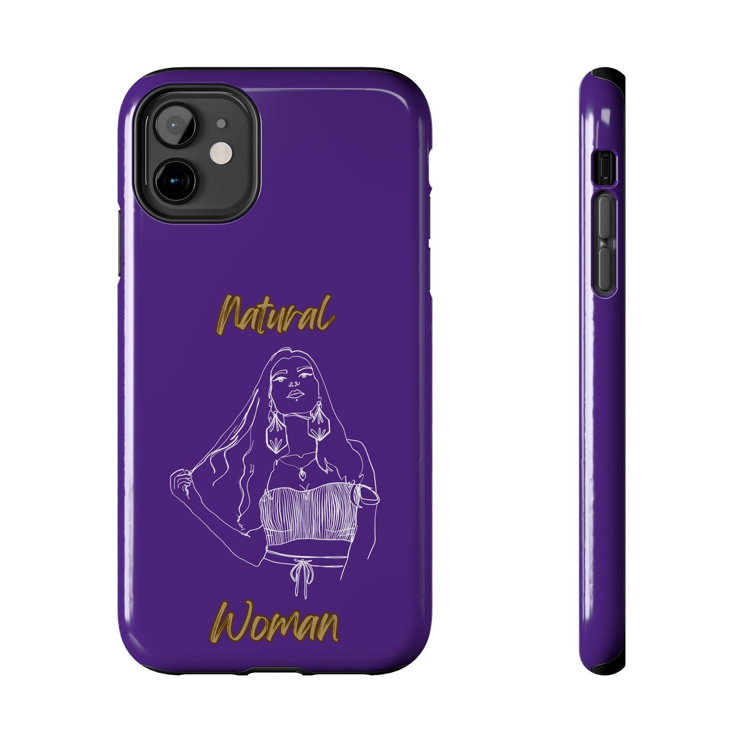 Natural Woman Thinking (WL)Tough Phone Cases PURPLE