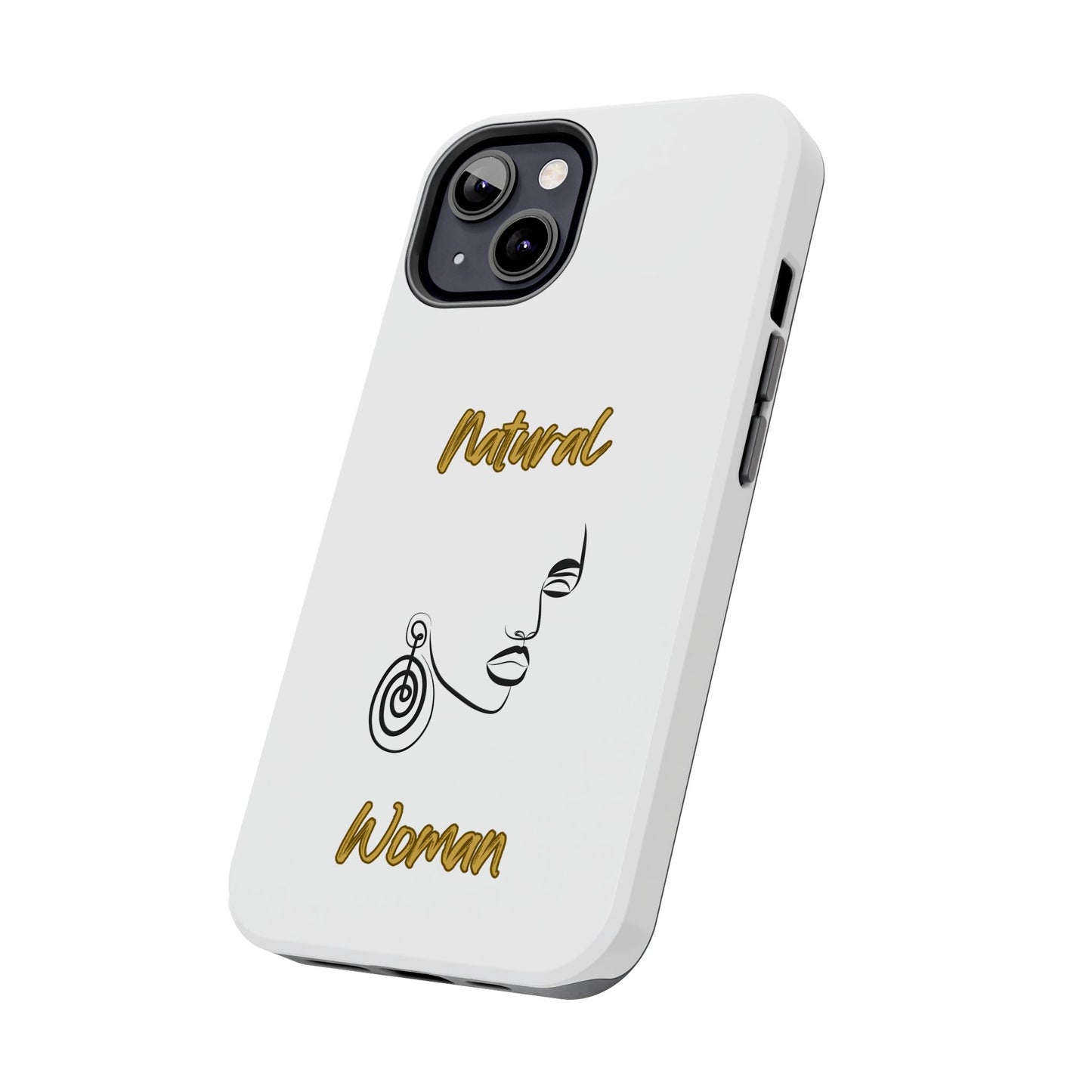 Natural Woman Music In My Soul (BL)Tough Phone Cases WHITE