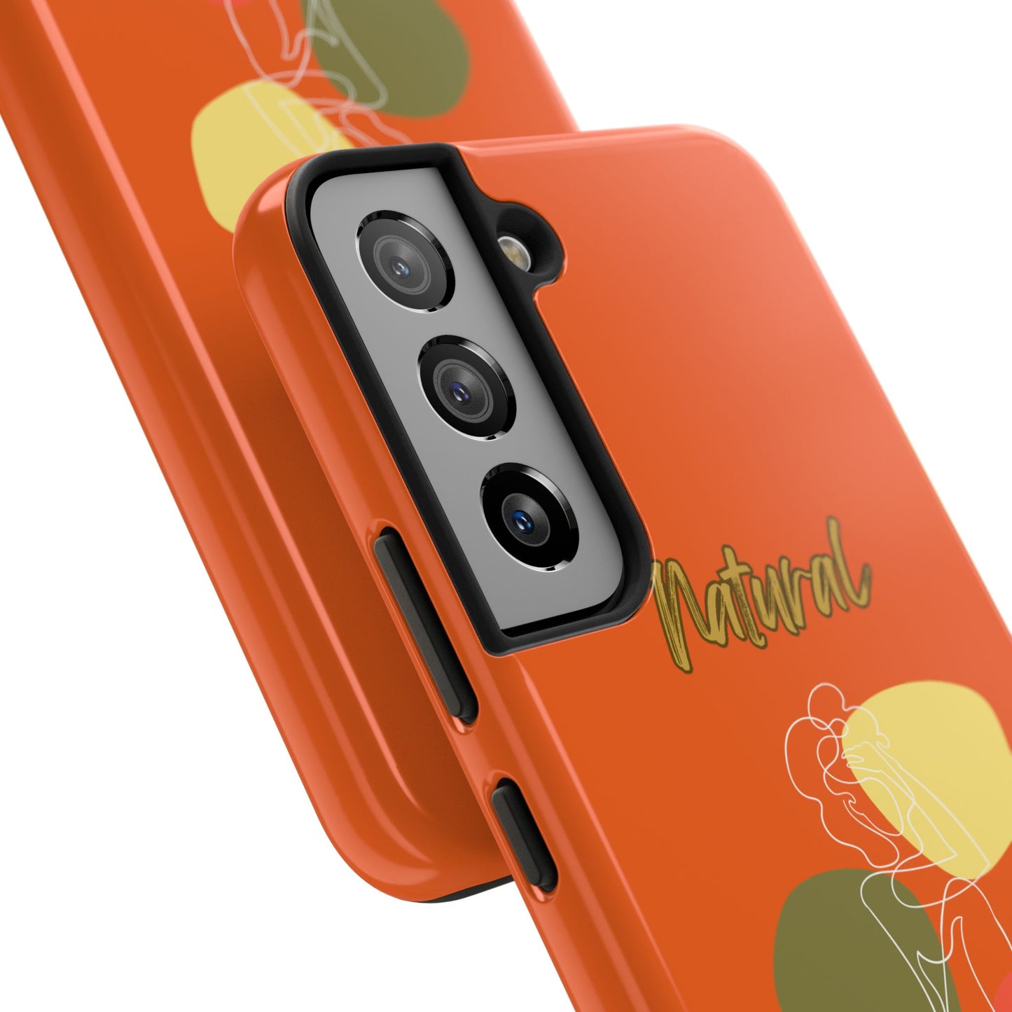 Natural Woman Colorful Pose (WL)Tough Phone Cases ORANGE