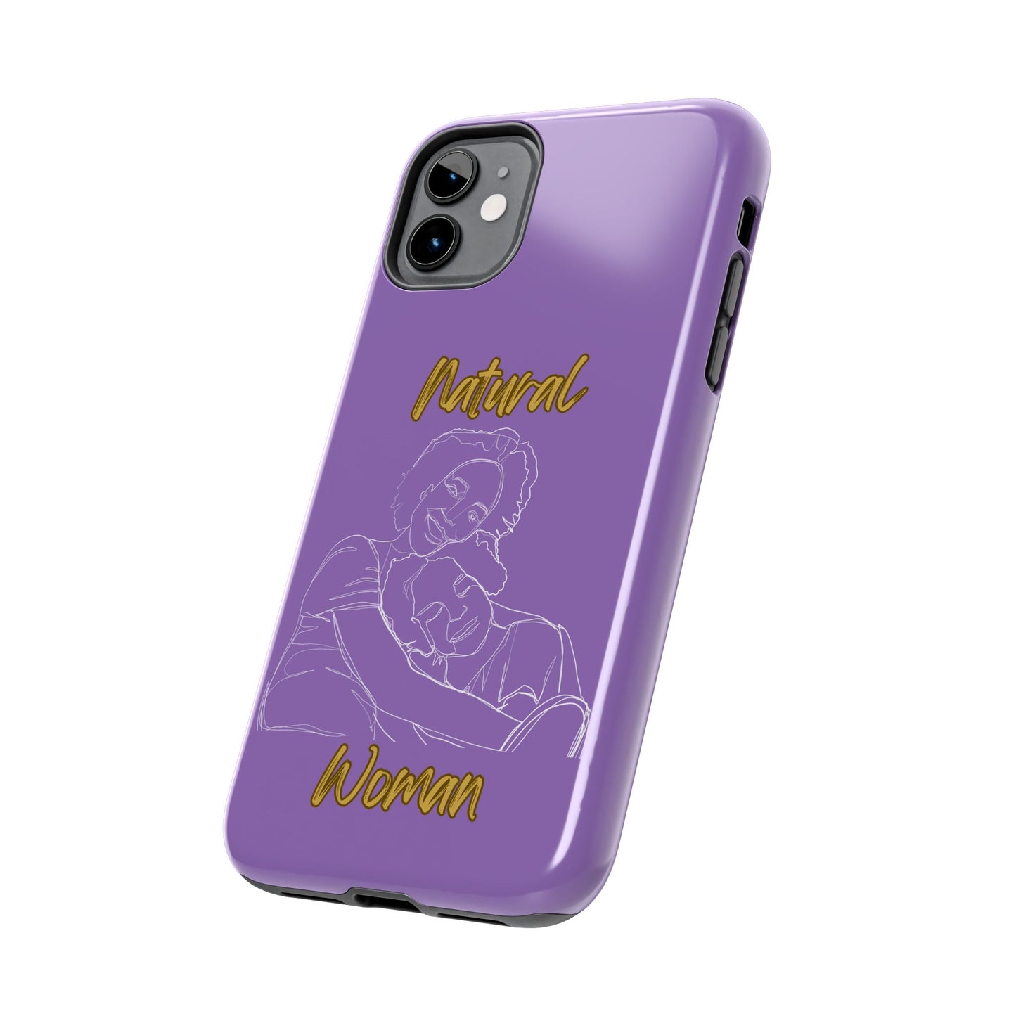 Natural Woman Loving Embrace (WL)Tough Phone Cases LIGHT PURPLE