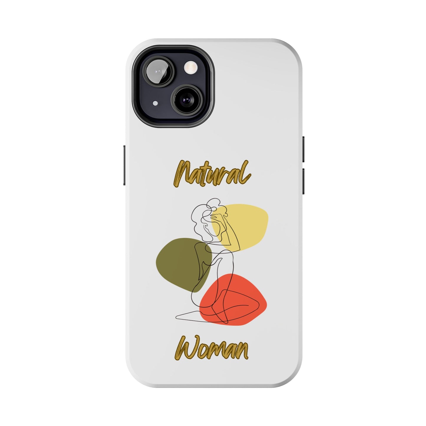 Natural Woman Colorful Pose (BL)Tough Phone Cases WHITE