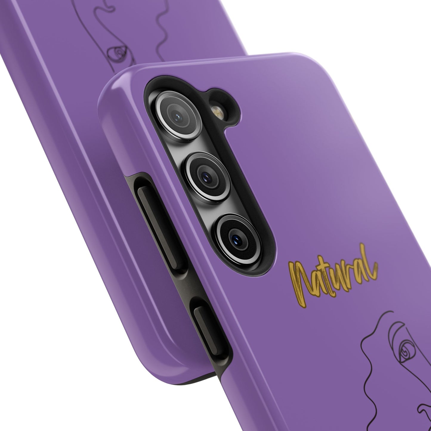Natural Woman Peekaboo (BL)Tough Phone Cases LIGHT PURPLE