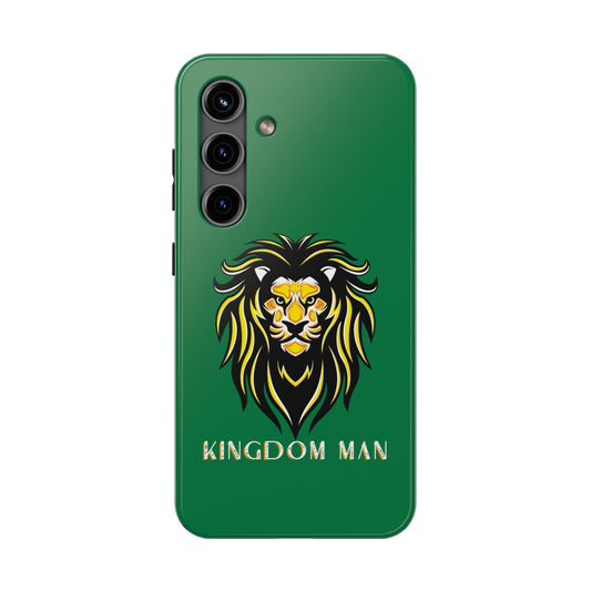 Kingdom Man (White-Gold Label) Tough Phone Case DARK GREEN