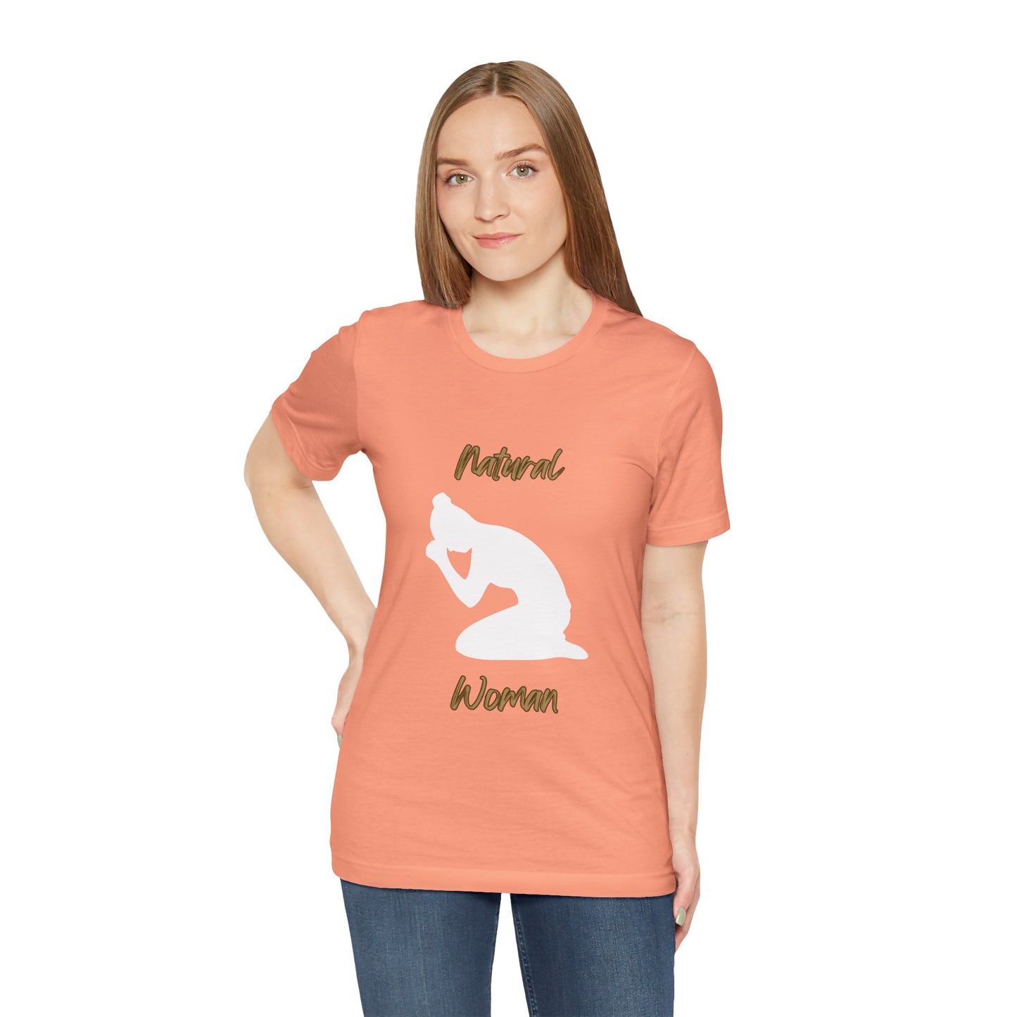 Natural Woman Pray  (WL) Short Sleeve T-Shirt