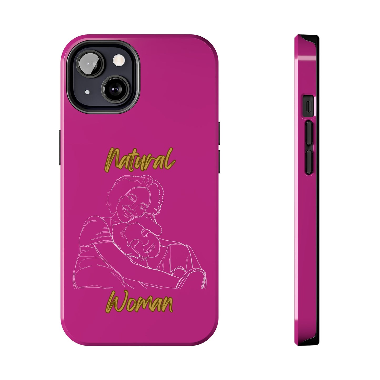 Natural Woman Loving Embrace (WL)Tough Phone Cases PINK