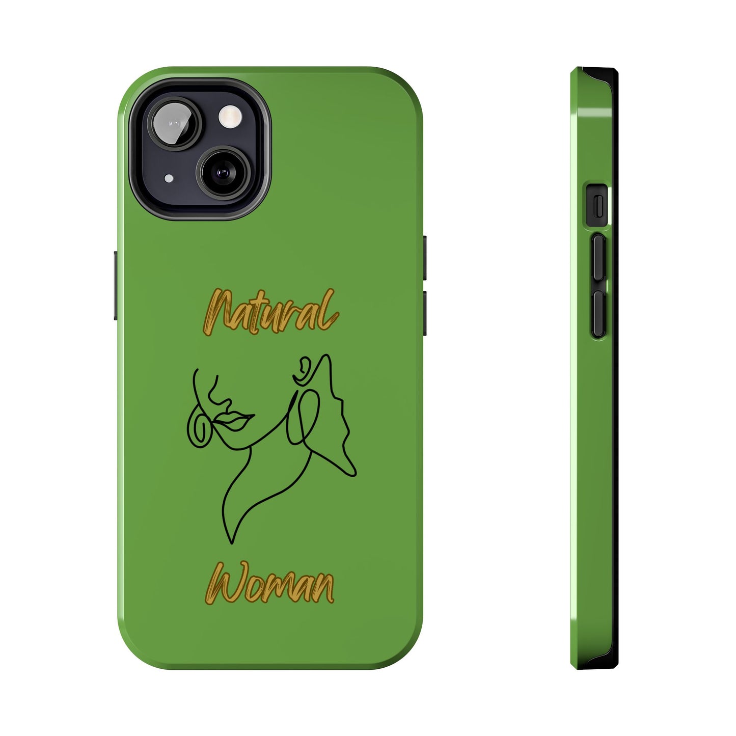 Natural Woman Lips (BL)Tough Phone Cases GREEN