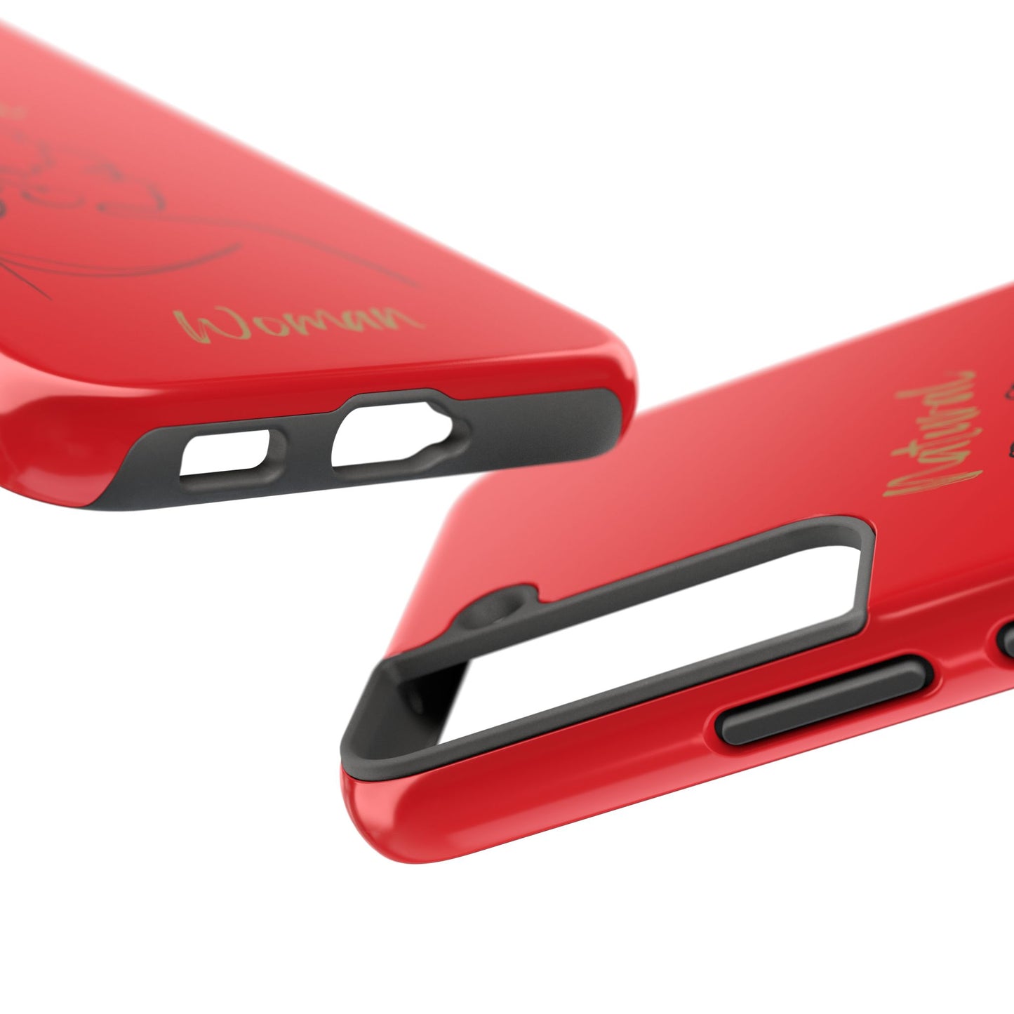 Natural Woman Twists (BL) Tough Phone Case RED