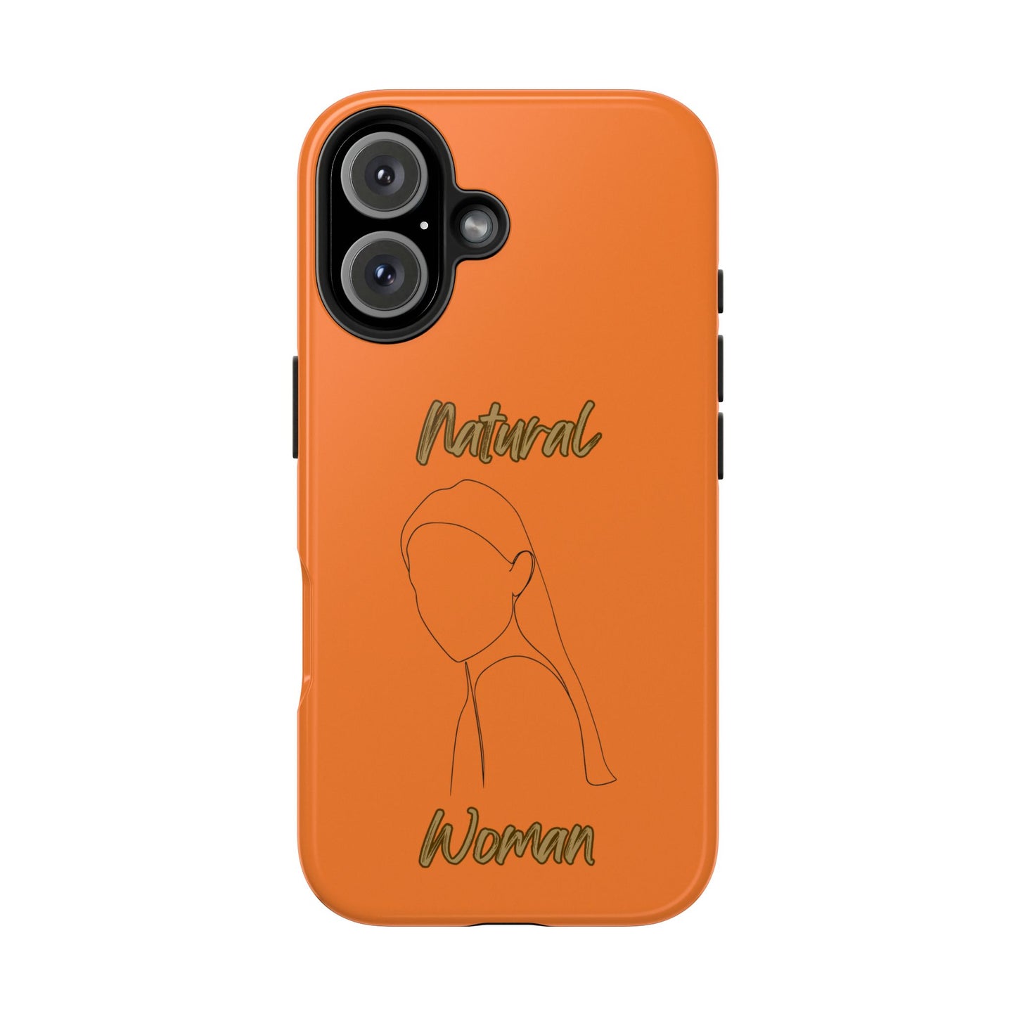 Natural Woman Tilted Look (BL) Tough Phone Cases CRUSTA