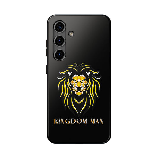 Kingdom Man (White-Gold Label) Tough Phone Case BLACK