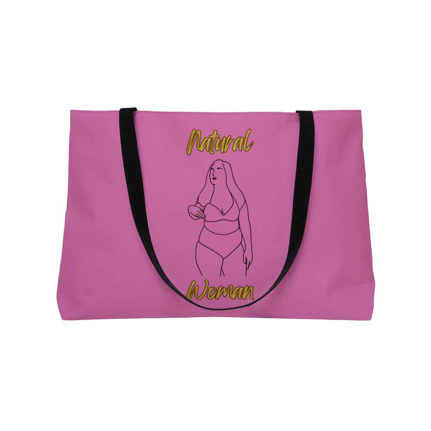 Natural Woman Full Beauty (BL) Weekender Tote Bag LIGHT PINK