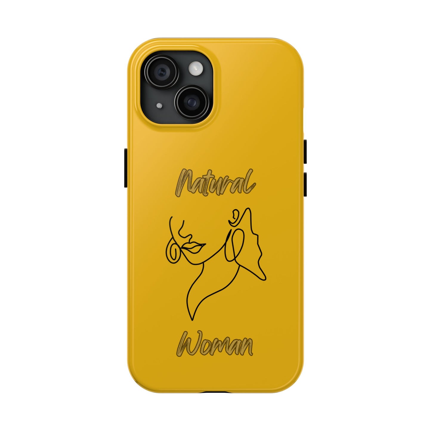 Natural Woman Lips (BL)Tough Phone Cases YELLOW