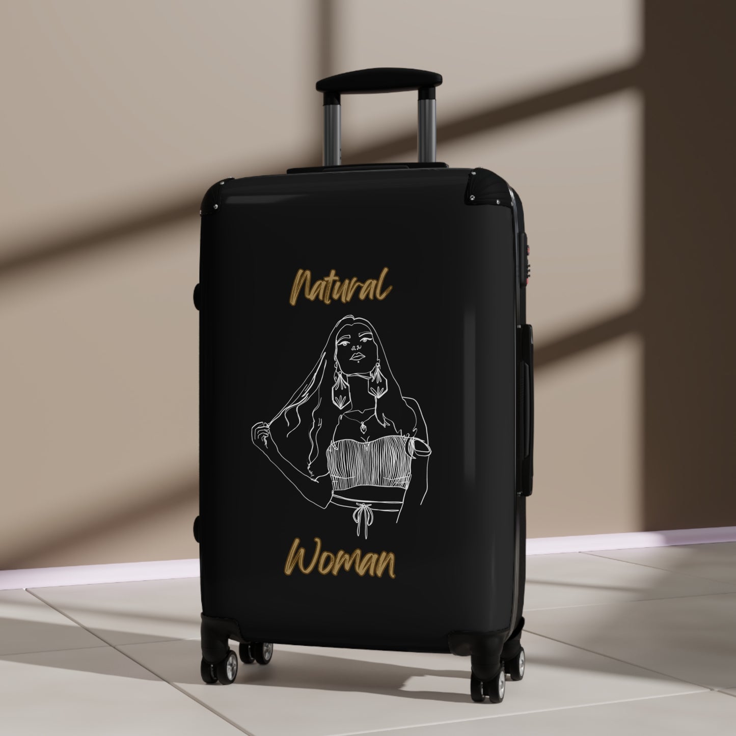 Natural Woman Thinking (WL) Suitcase BLACK