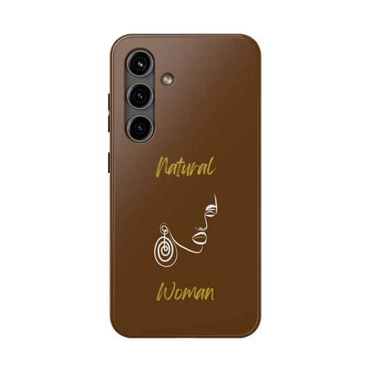 Natural Woman Music In My Soul (WL)Tough Phone Cases BROWN