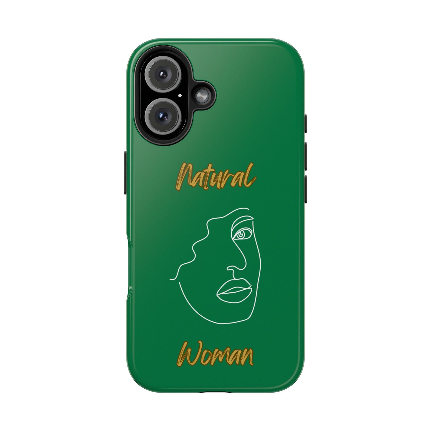 Natural Woman Peekaboo (WL)Tough Phone Cases DARK GREEN