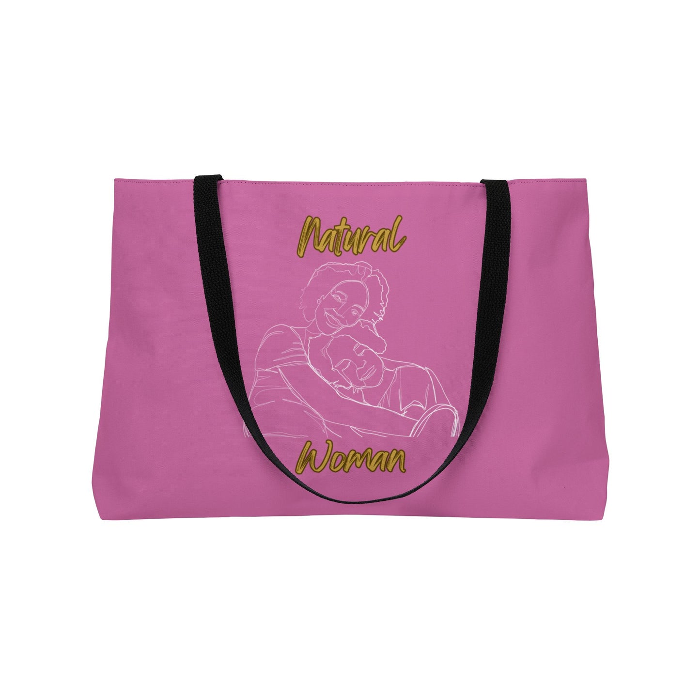 Natural Woman Loving Embrace (WL) Weekender Tote Bag LIGHT PINK