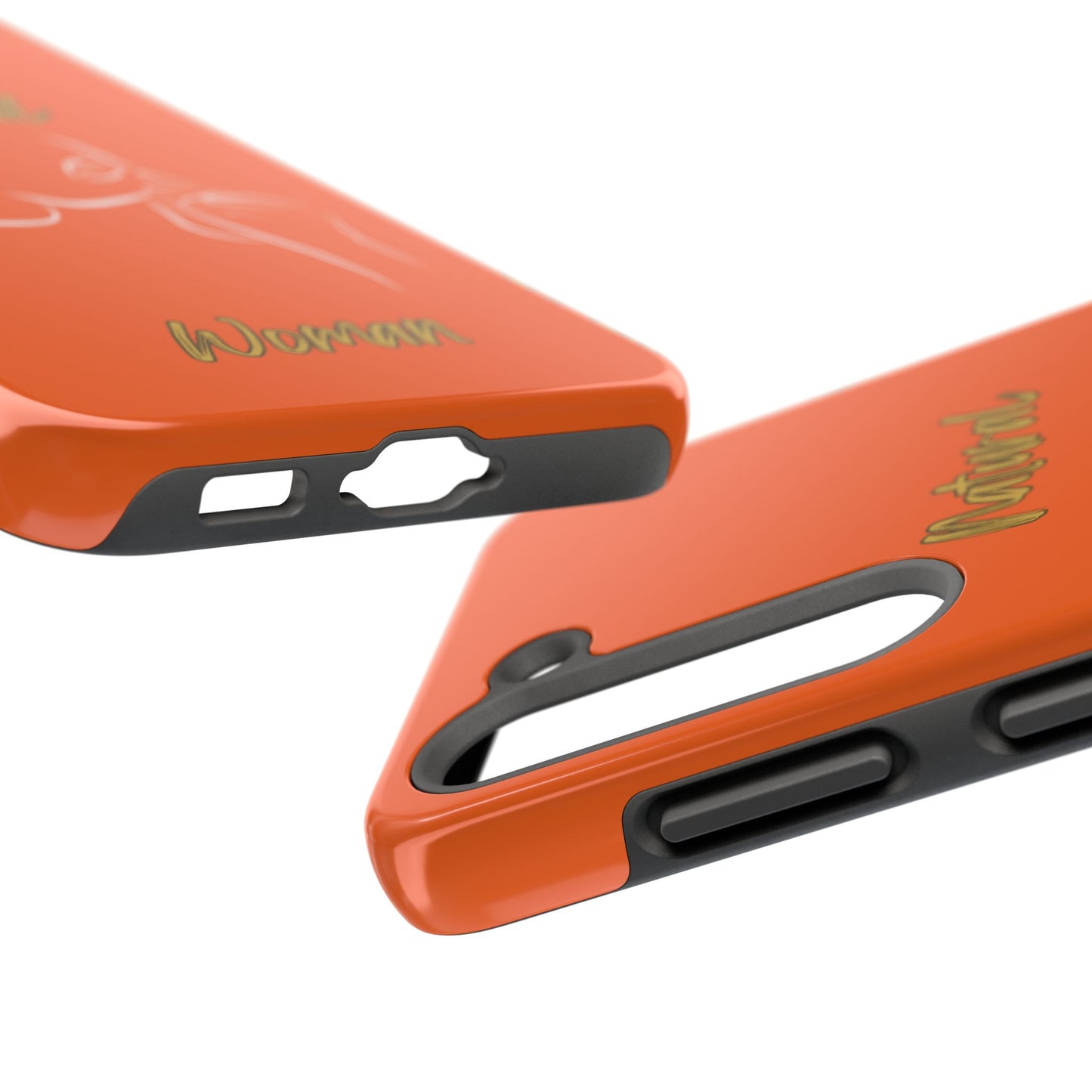 Natural Woman Chin Up (WL)Tough Phone Cases ORANGE