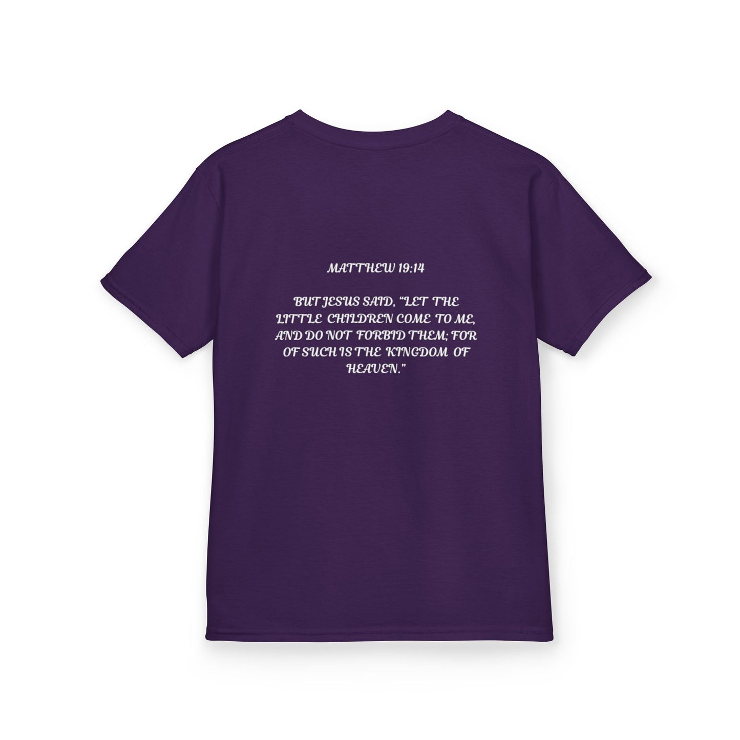 Children of the King Inspirational Kids Cotton T-Shirt (BL)
