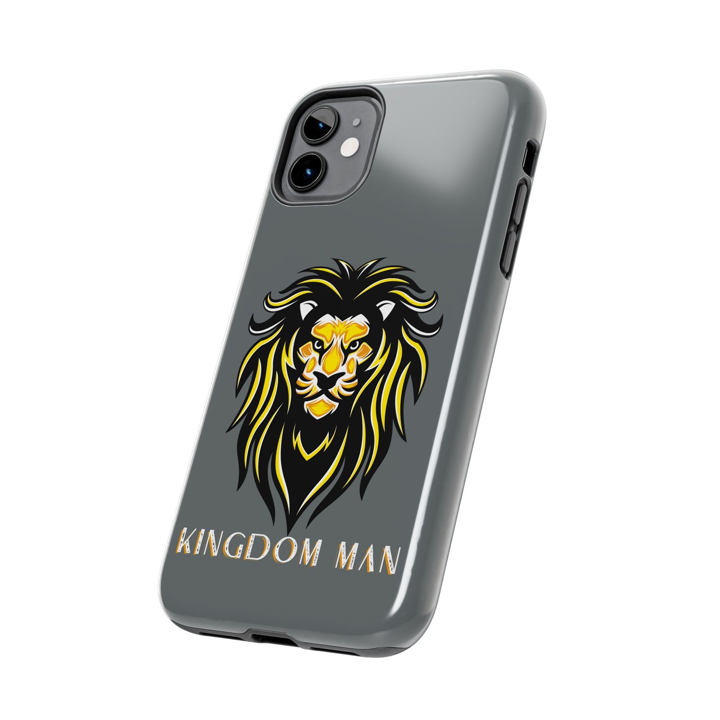 Kingdom Man (White-Gold Label) Tough Phone Case DARK GREY