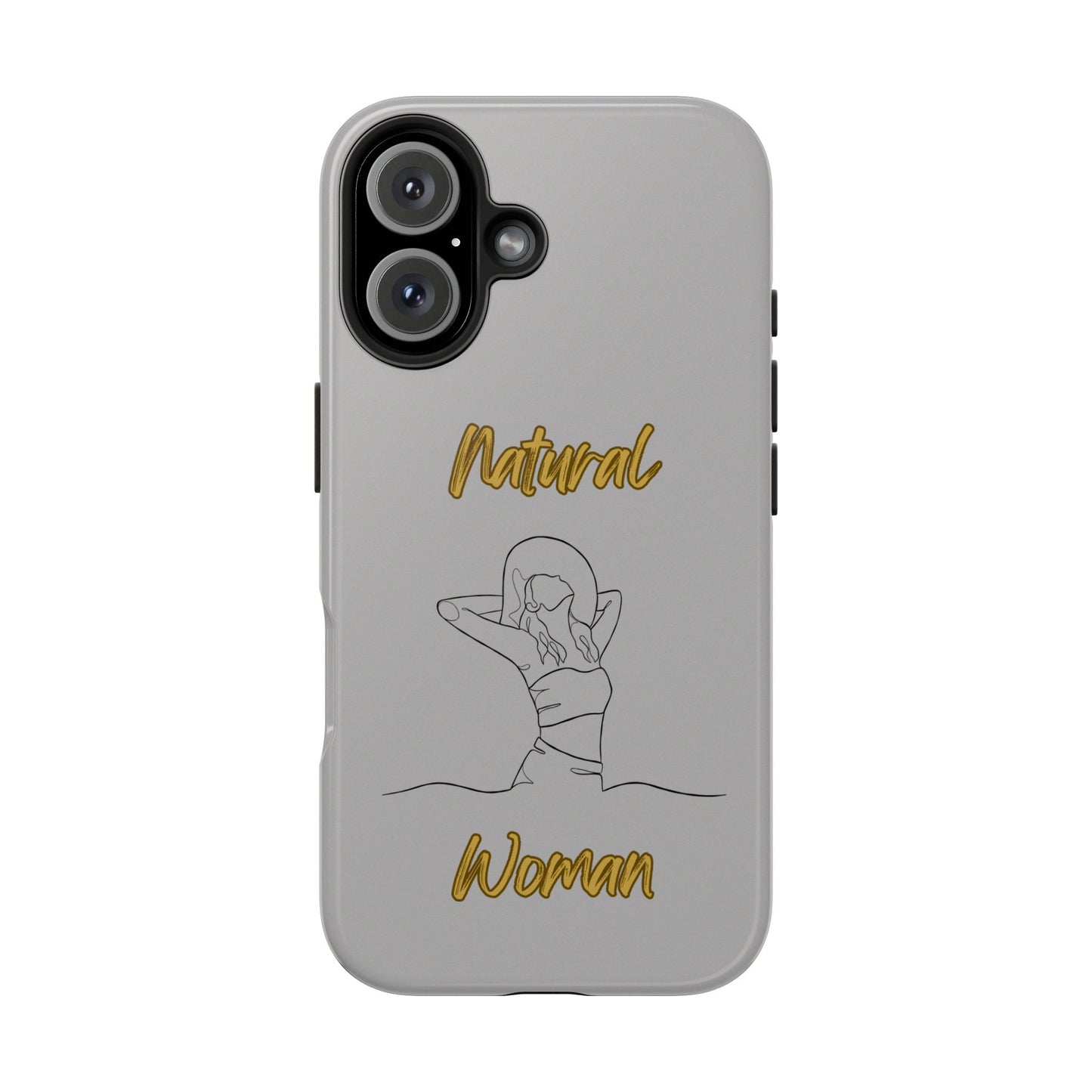 Natural Woman Sun Fun (BL)Tough Phone Cases LIGHT GREY