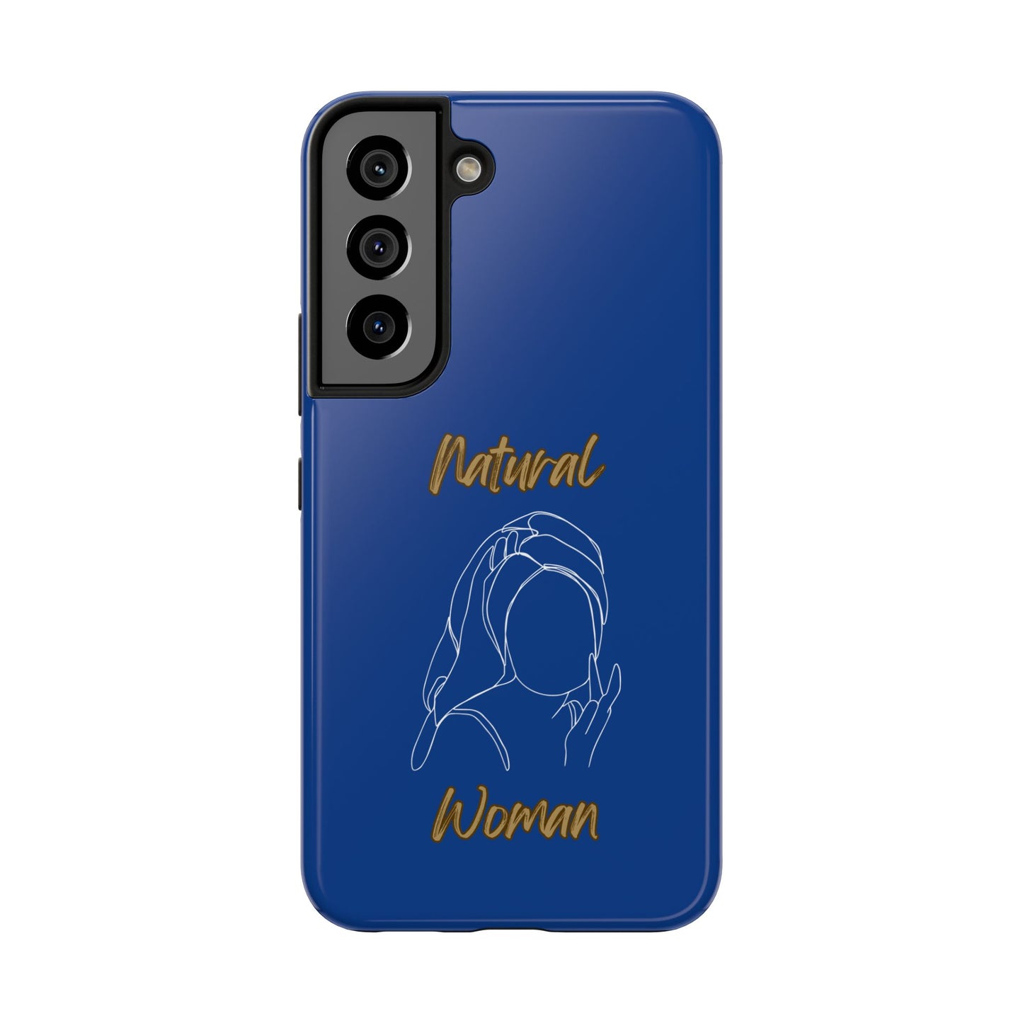 Natural Woman Towel Wrapped (WL)Tough Phone Cases DARK BLUE