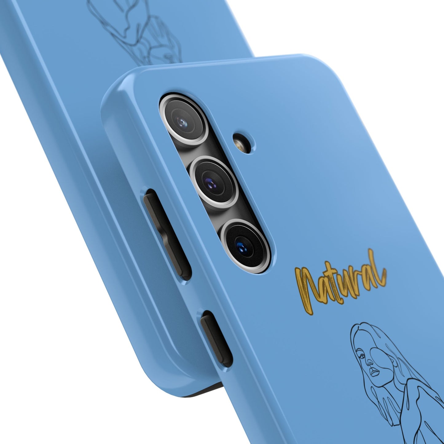 Natural Woman Care Free (BL)Tough Phone Cases LIGHT BLUE