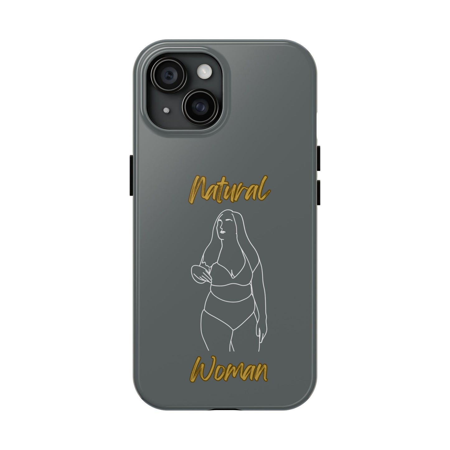 Natural Woman Full Beauty (WL)Tough Phone Cases DARK GREY