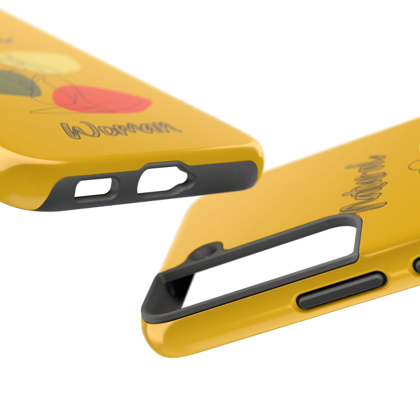 Natural Woman Colorful Pose (BL)Tough Phone Cases YELLOW