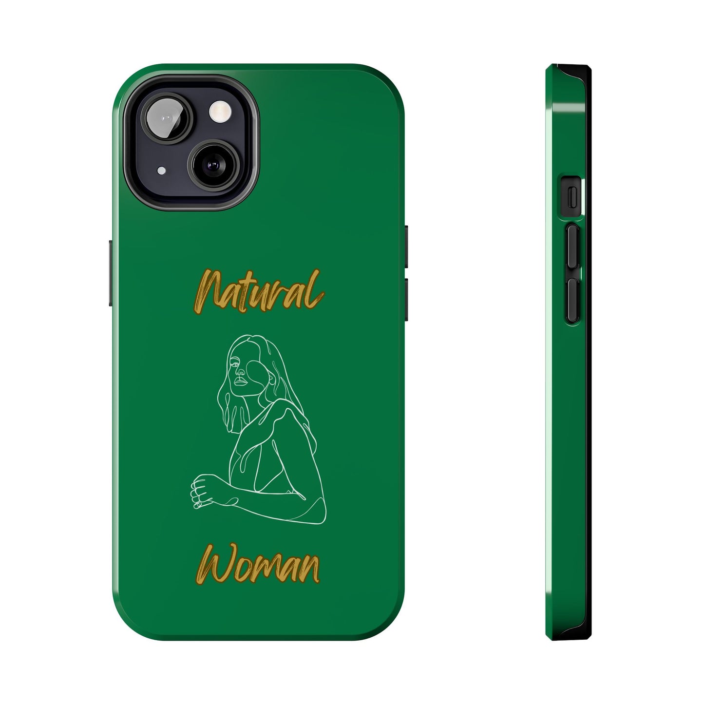 Natural Woman Care Free (WL)Tough Phone Cases DARK GREEN