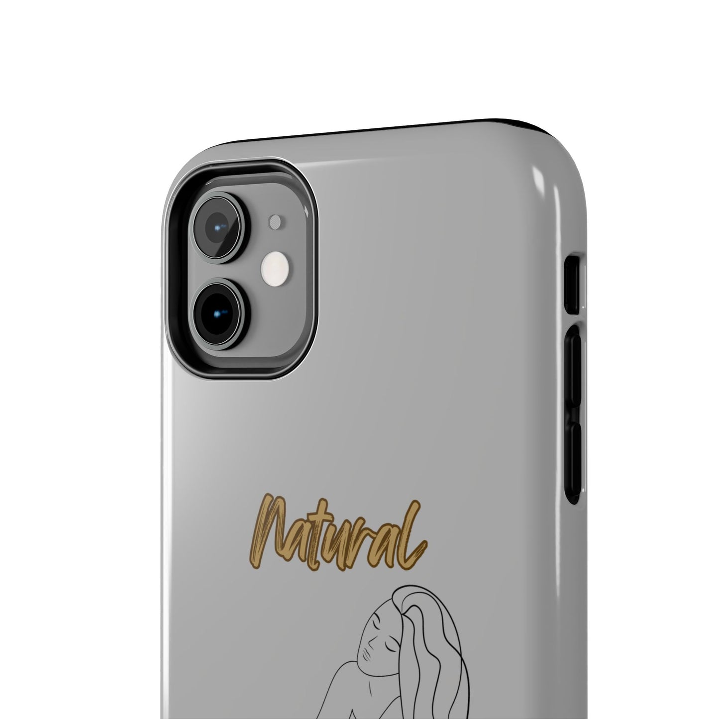 Natural Woman Beauty (BL) Tough Phone Cases LIGHT GREY