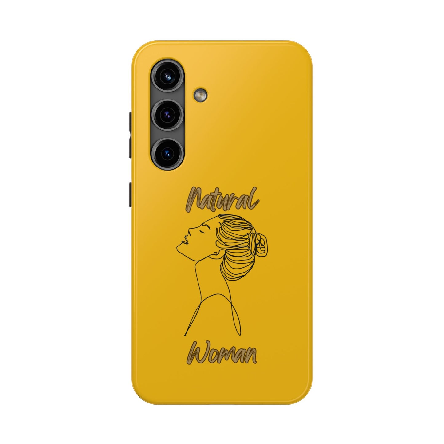 Natural Woman Wet Bun (BL) Tough Phone Cases YELLOW