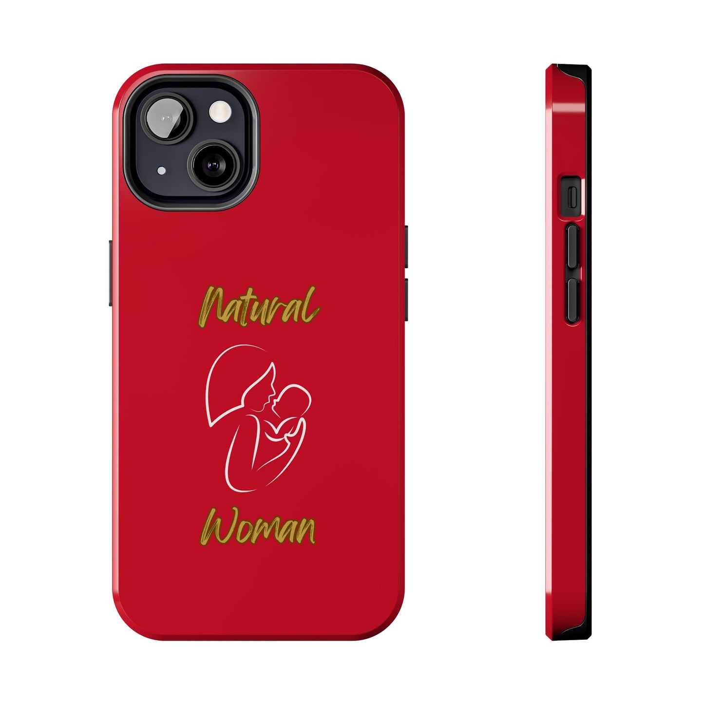 Natural Woman Long Awaited (WL)Tough Phone Cases DARK RED