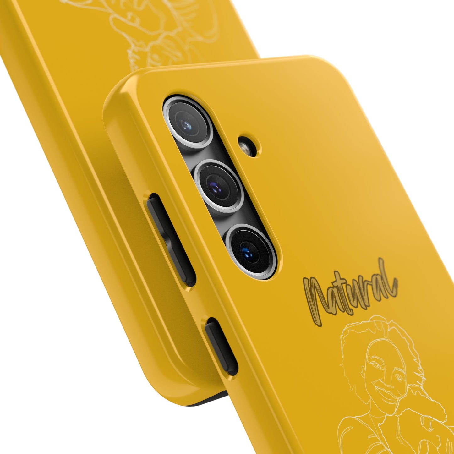 Natural Woman Loving Embrace (WL)Tough Phone Cases YELLOW