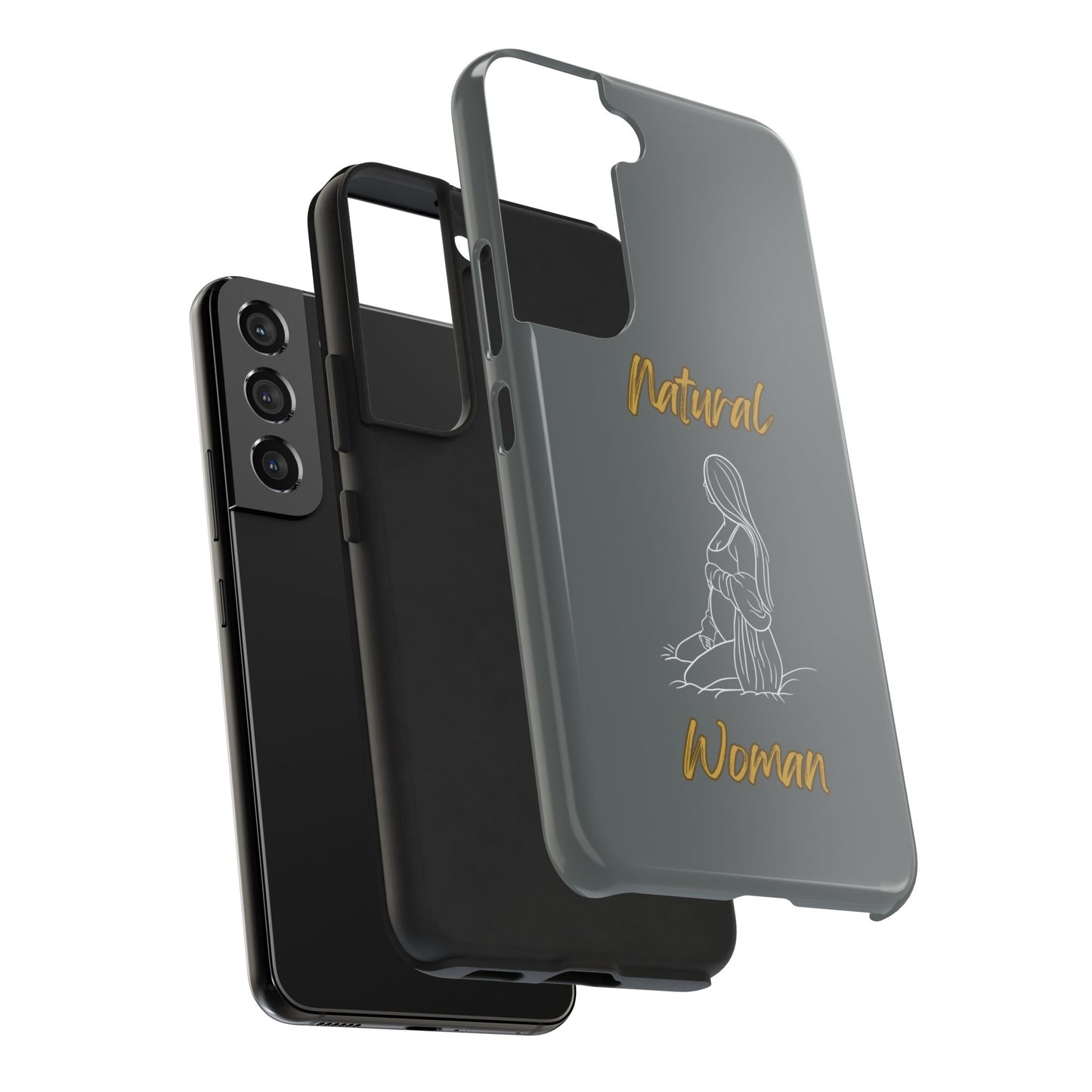 Natural Woman Expecting (WL)Tough Phone Cases DARK GREY