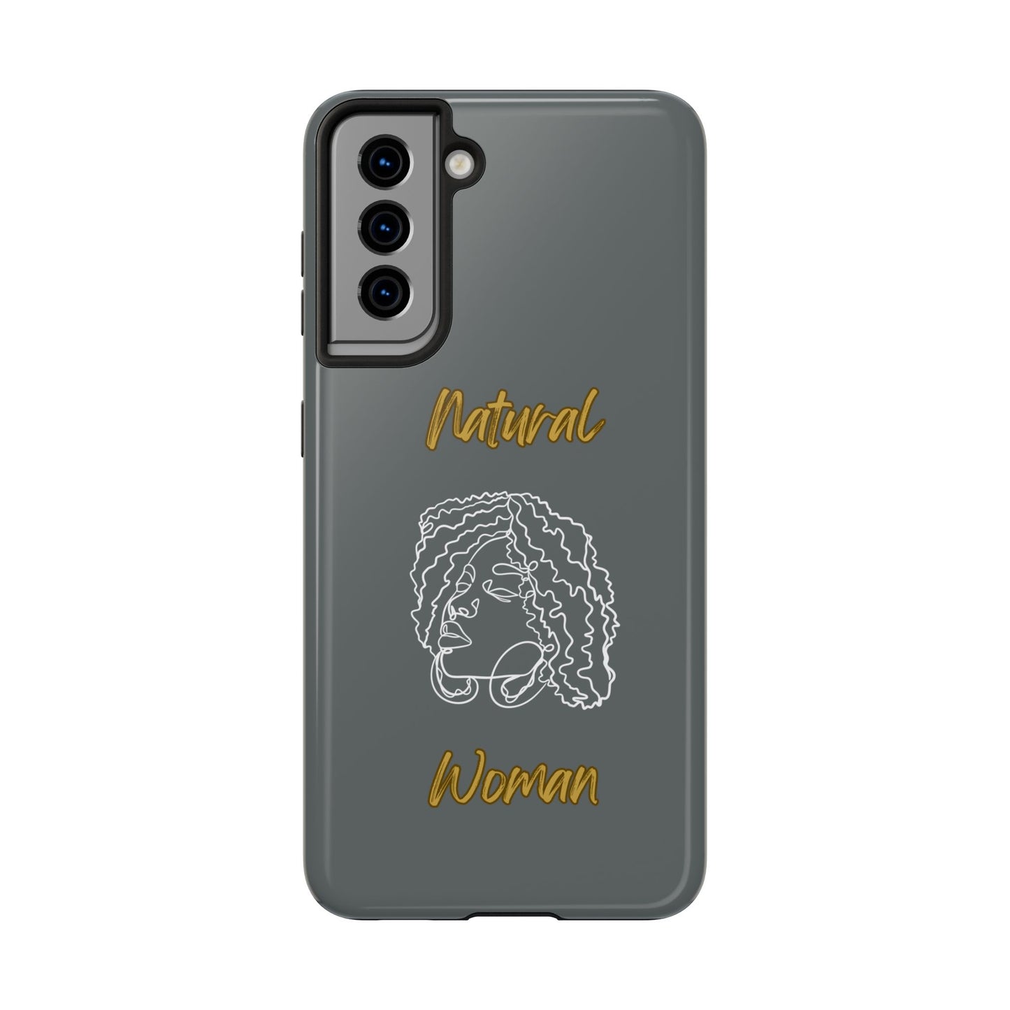 Natural Woman Naturally Me (WL)Tough Phone Cases DARK GREY