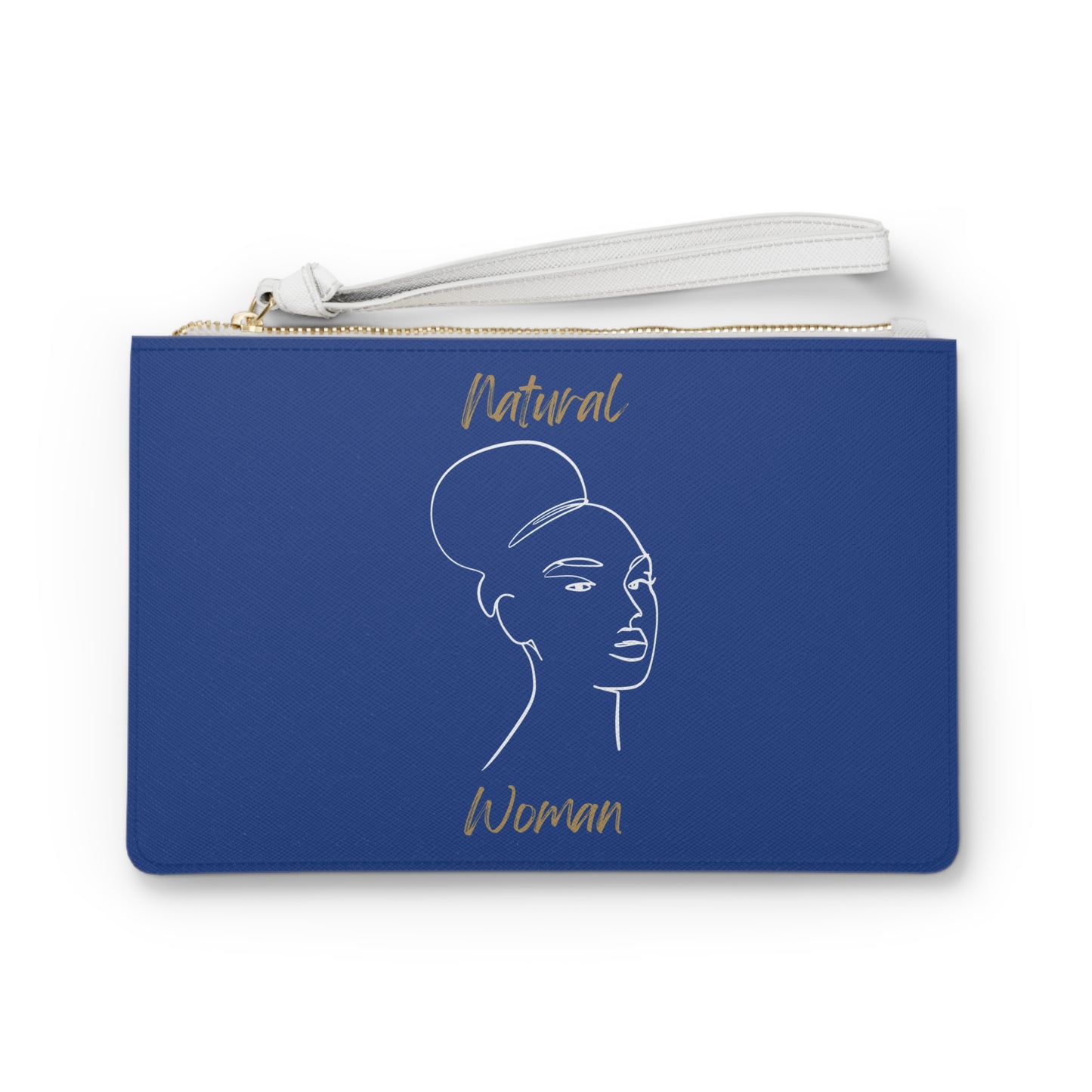 Natural Woman Hair Up (WL) Clutch Bag DARK BLUE