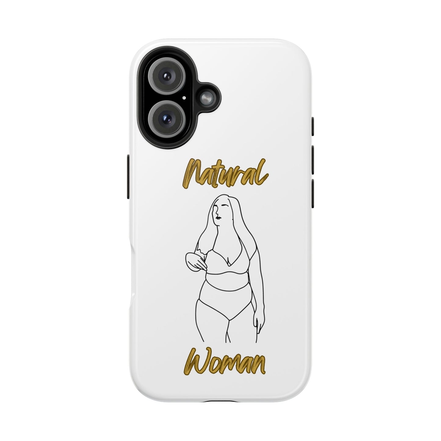 Natural Woman Full Beauty (BL)Tough Phone Cases WHITE