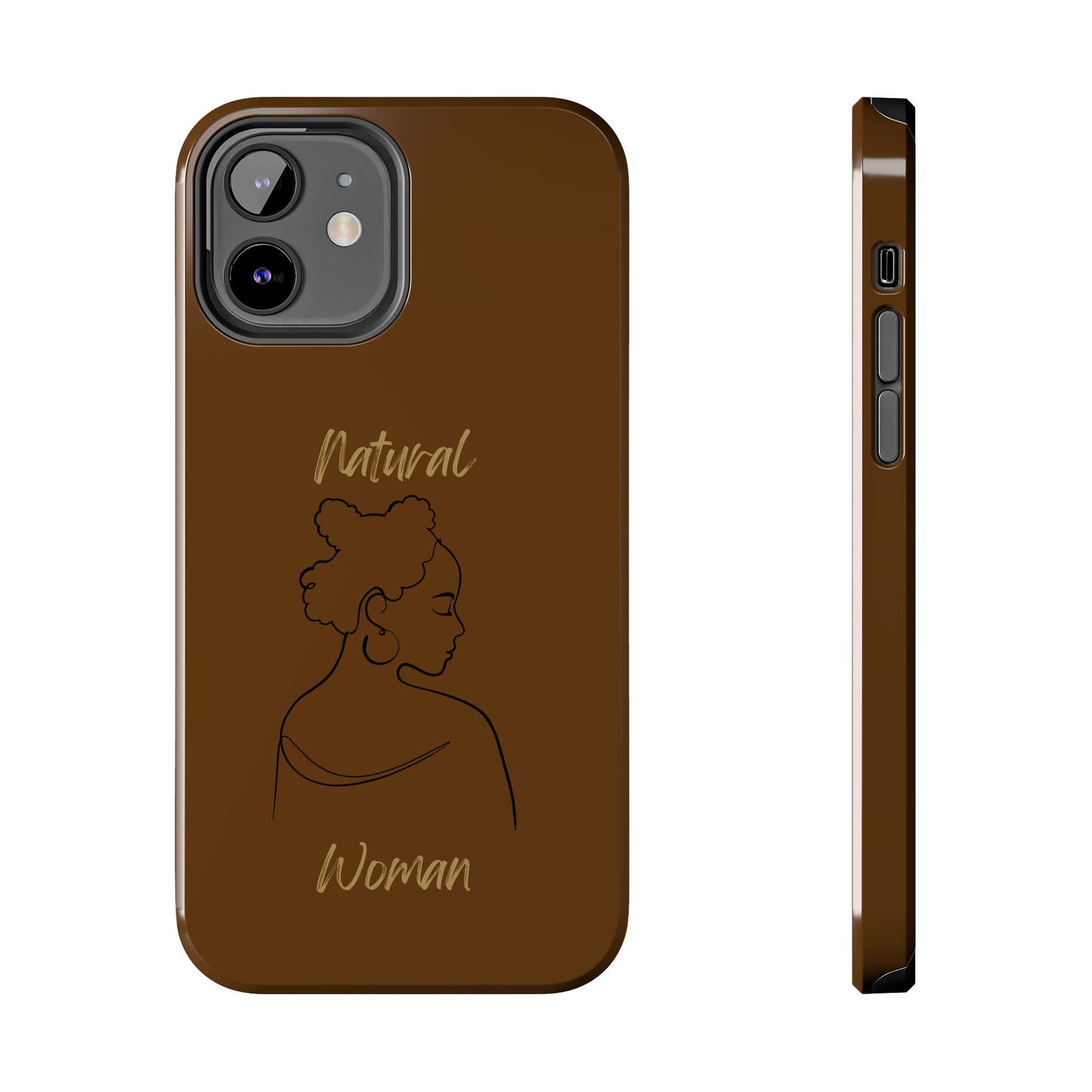 Natural Woman Twists (BL) Tough Phone Cases BROWN