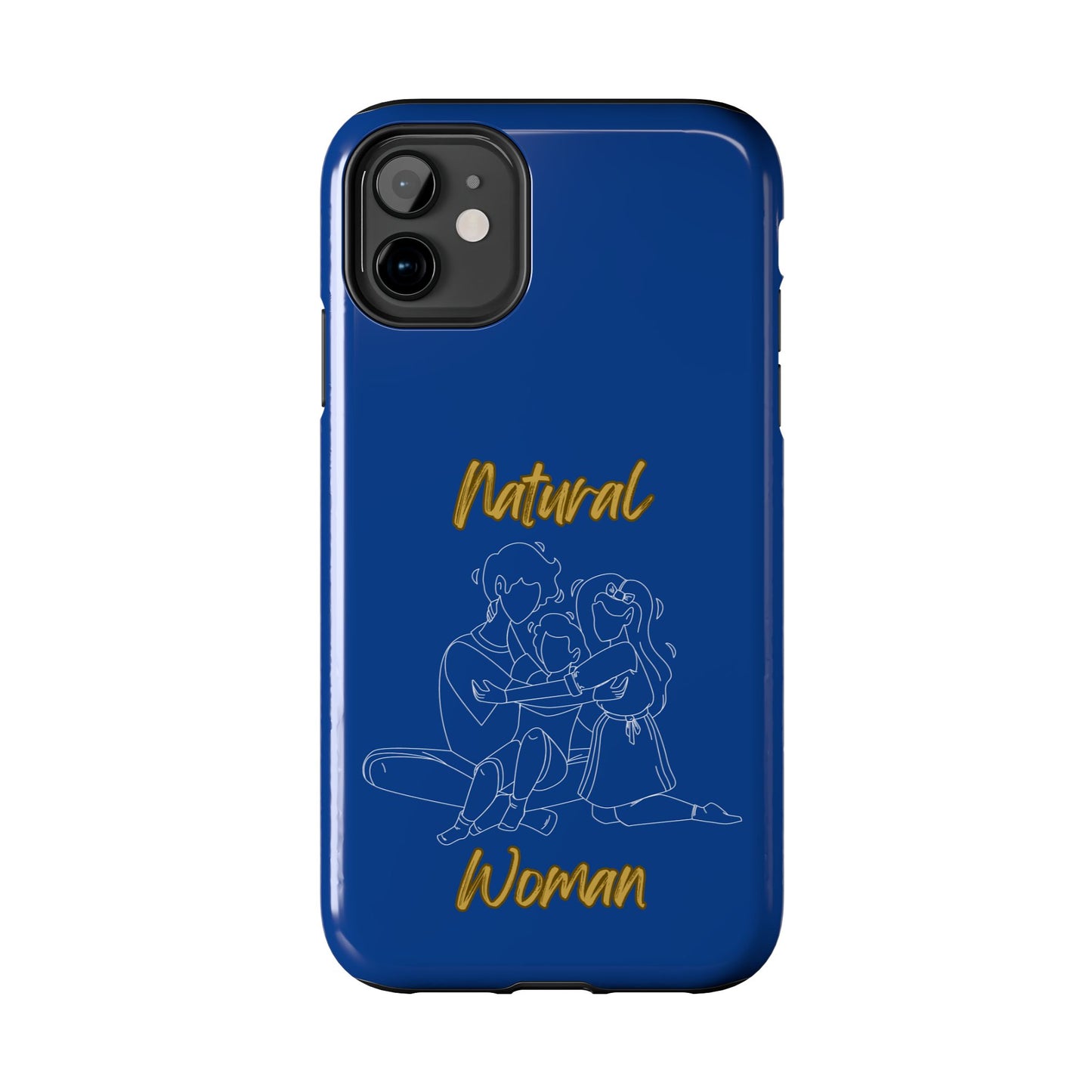 Natural Woman Bear Hugs (WL) Tough Phone Cases DARK BLUE