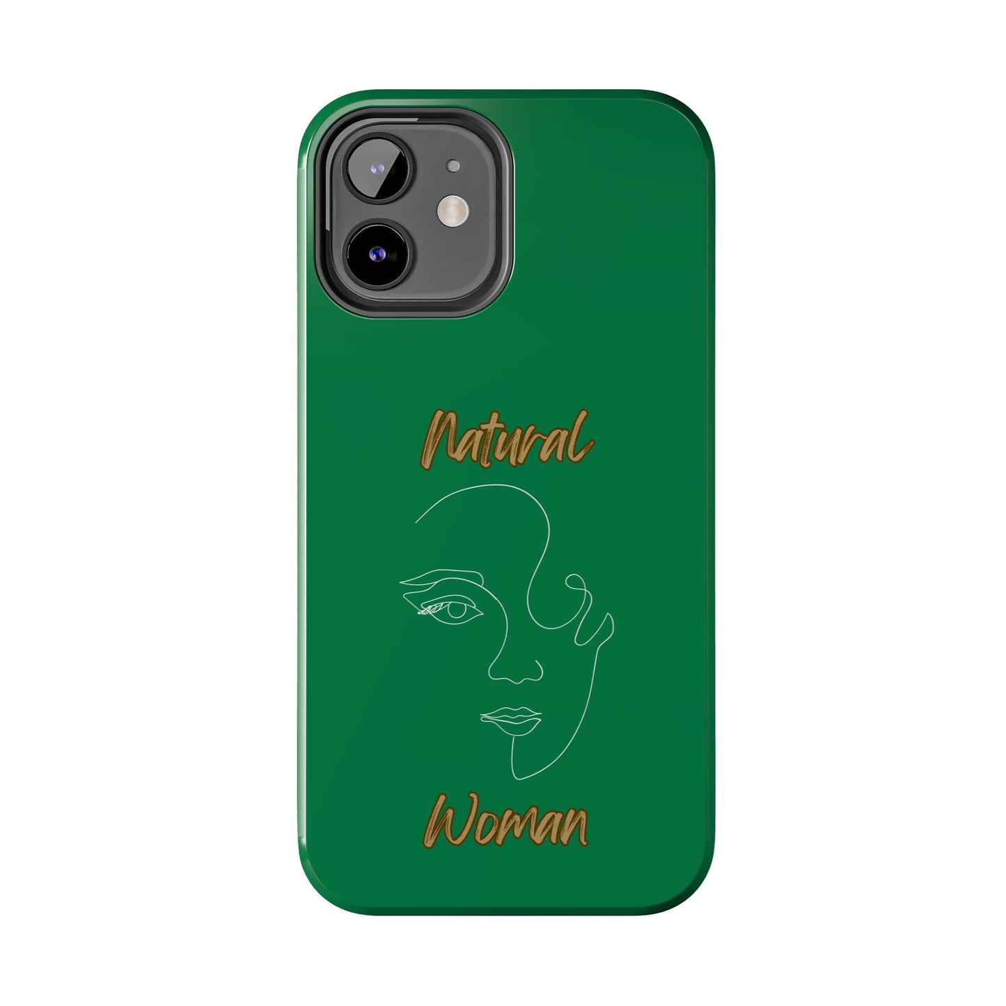 Natural Woman Looking (WL) Tough Phone Cases DARK GREEN